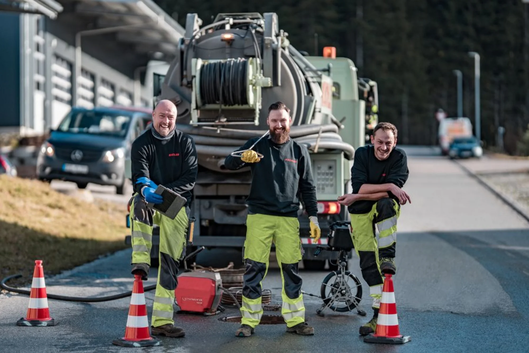 Team und Arbeitsweise von Saugbagger Bad Soden